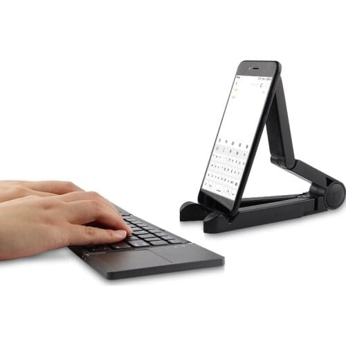 Mini folding Bluetooth Keyboard wireless Keypad with Touchpad For iPhone 12 11 Pro Max 8 7 Huawei Xiaomi Redmi Samsung Phone