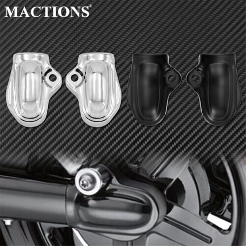 Motorcycle Rear Axle Nut Covers Wheel Shaft Cap Protector Guard Steel For Harley VRSC V Rod Night Rod VRSCB VRSCR VRSCD 02-2017