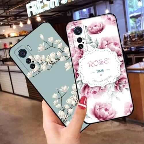 Cartoon Case For VIVO IQOO 5/For VIVO IQOO 5 Pro,TPU Painted Mobile Phone Shell Lovely Color Painting Case.16 Colors