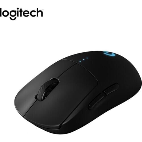 Original Logitech G Pro Wireless Top Gaming Mouse Lightspeed For ESports Hero16K Sensor RGB Lighting Wireless Charging Dual