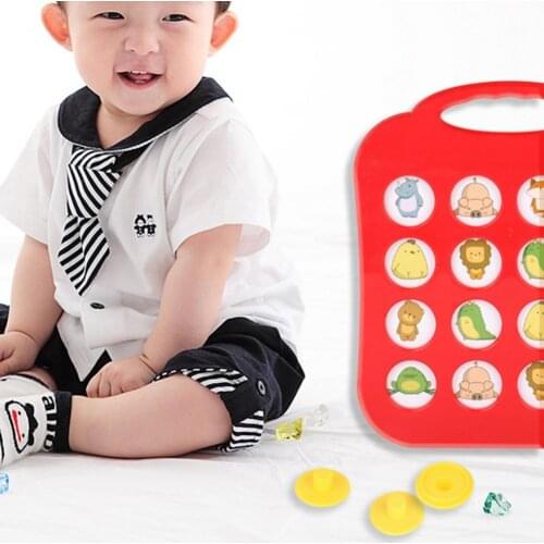 Memory Chess Children Educational Toy Memory Training Flip Chess Parent-child Board Game Developing intelligence Educational toy