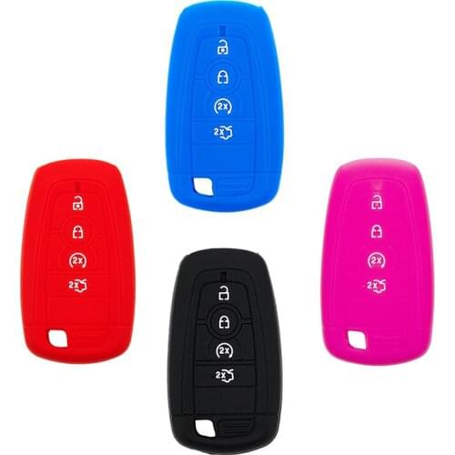 Durable Silicone Car Key Cover for Ford Taurus Automobiles Key Case Accessories for Key Protection and Decoration
