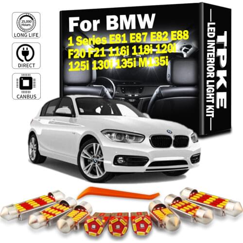 Canbus LED Car Interior Light Bulbs Kit For 2003-2014 BMW 1 series E81 E87 E82 E88 F20 F21 116i 118i 120i 125i 130i 135i M135i
