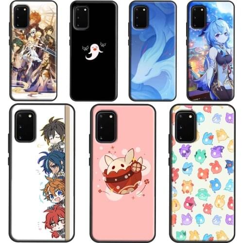 Genshin Impact Cover Case For Samsung Galaxy S20 FE S21 Ultra Note 20 Note 10 Plus S10e S8 S9 S10 Plus