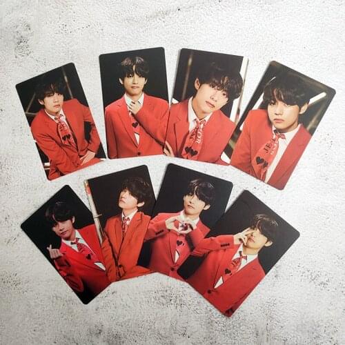 South Korean Groups K-POP Bangtan Boys Poster New Album Map of The Soul 7 ON:E LOMO Card PhotoCards JUNG KOOK JIMIN SUGA Gift