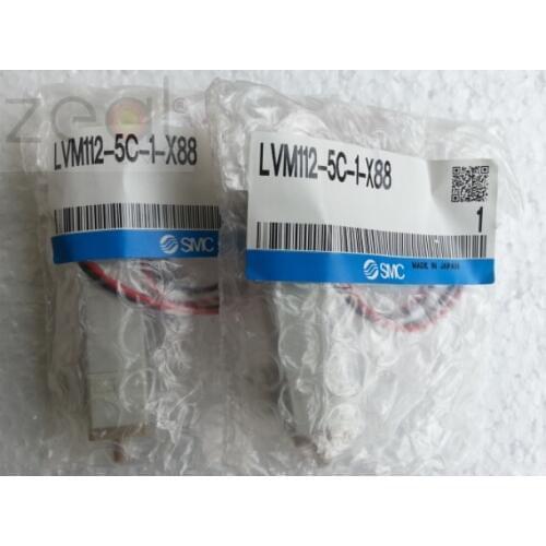 1PCS SMC LVM112-5A-1-X88 LVM112-5C-1-X88 24V New Three-way Solenoid Valve For Dirui H-800 Fus-100