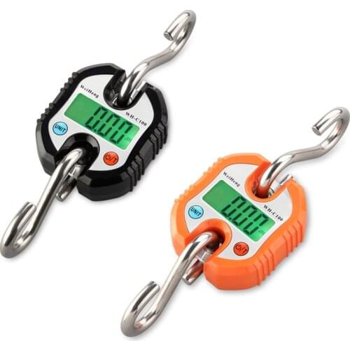 150kg Portable Crane Scale Weight 150kg/100g,100kg/50g Double Precision Heavy Duty Electronic Digital Scale Stainless Steel Libr