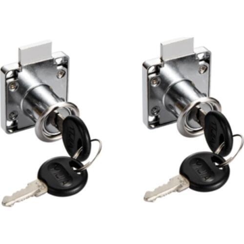 2pcs/lot Mailbox Locks Portable Drawer Cupboard Locker Security Furniture Locks with Keys and screws