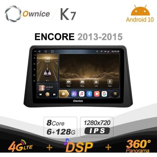 720P K7 6G+128G 720P Android 10.0 Car Radio for Buick ENCORE 2013 - 2015 GPS 2din 4G LTE 5G Wifi autoradio 360 SPDIF