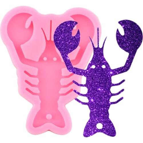 Shiny Glossy Leaf Silicone Mold Epoxy Resin Craft Keychain Mould DIY Handmade Charms Moulds Polymer Pendant Clay Molds