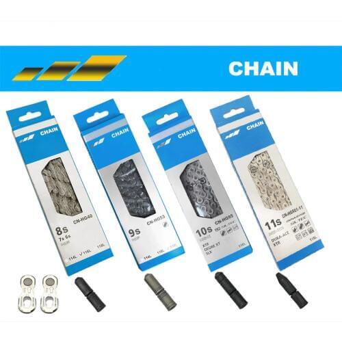 Road Mountain Bike Parts Bicycle Chain 1/678/9/10/11/12 Speed MTB Chains 100L/115L/116L Cycling Chain Connecting Pins
