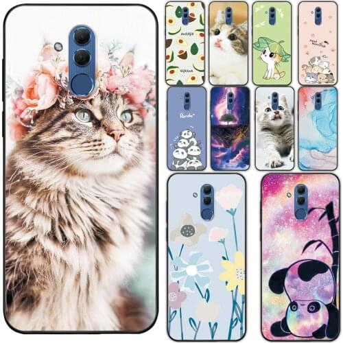 For Huawei Mate 20 Lite Case 6.3" Animal Protective Case For Huawei Mate 20 Lite Fashion Phone Cover on Mate 20 Lite Soft Fundas