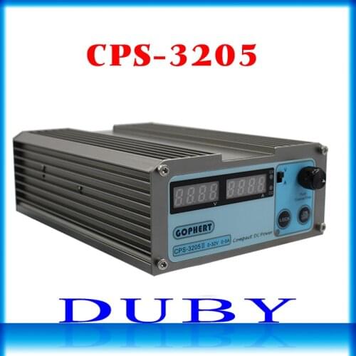 CPS-3205 II 160W low power 110Vac/ 220Vac 0-32V/0-5A,Compact Digital Adjustable DC Power Supply OVP/OCP/OTP (EU UK US) adapter