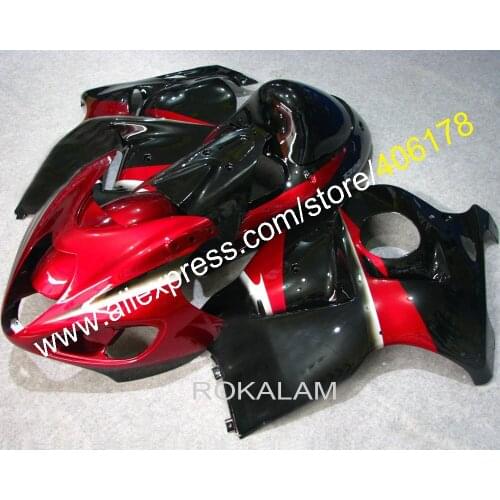 Kit For Suzuki GSXR1300 99-07 Hayabusa 1999-2007 Red Black Motorcycle Bodywork Fairing (Injection Molding)
