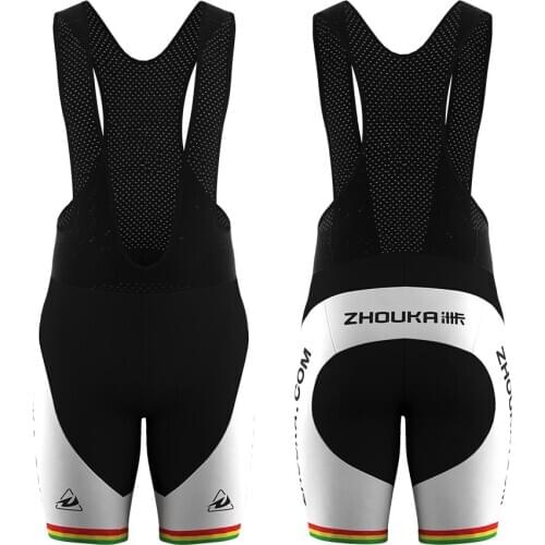 Mens Bike Tights Breathable Bicycle Pants Thickened Sponge Cushion Bike Bibs Shorts