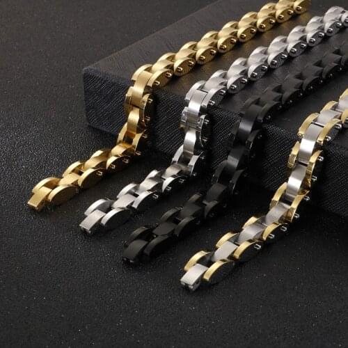 Titanium steel mens bracelet personality domineering trendy mens bracelet