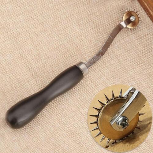 New 4mm Overstitch Stitch Spacing Paper Craft Roulette Wheel Leather Sewing Too