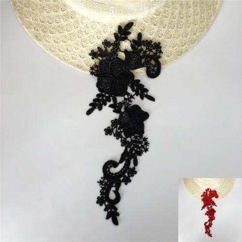 New arrive Polyester Openwork Collar for Sewing Lace Baby Hair Band Needlework Accessories Embroidery Application Lace Fabric