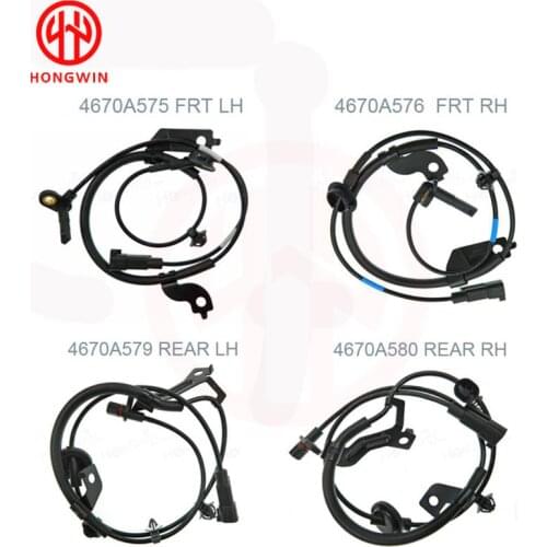 One Set Front Rear Left Right Wheel Speed ABS Sensor For MMitsubishi Lancer Outlander OEM NO 4670A576,4670A575,4670A580,4670A579