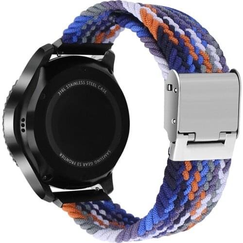 20mm 22mm watch Strap for Samsung Gear S3 Frontier huawei watch GT 2/2e/pro Nylon bracelet Galaxy Watch 46mm/42mm/active 2 band