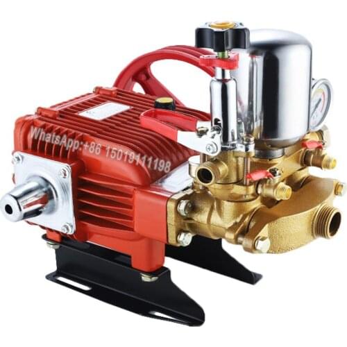 High pressure self priming pump,portable car washing machine,pesticide machine spray pump,three cylinder plunger pump