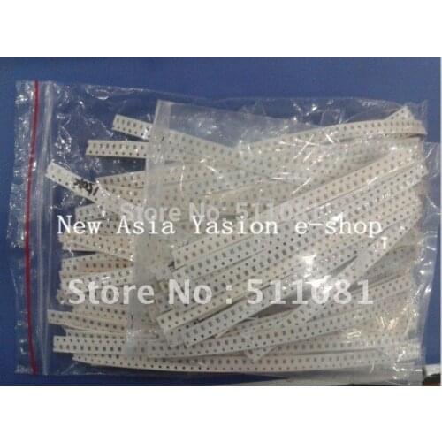 SMD 0805 50 Value Resistor + 32 Value Capacitor Kit ( 0R 1K 2.2K 4.7K 10K 100K 22PF 100PF 220PF 330PF 1NF 10NF 100NF 1UF