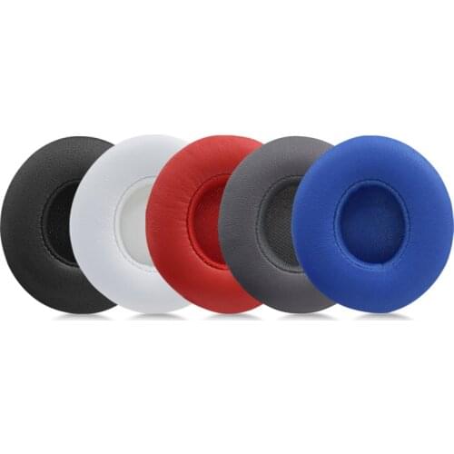 Replacement Ear Pads Cushion for Solo 3 Wireless Earpads Earbuds for Beats Solo 2 Wireless Headset Case Ultra-soft Protein Skin