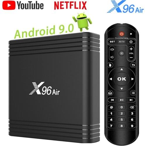 X96 Air TV BOX Amlogic S905X3 Quad Core Android 9.0 4GB RAM 32GB/64GB ROM Media Player 2GB 16GB X96Air 4K 8K Smart Set Top Box