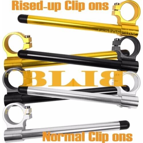 CNC Universal 41 mm For Suzuki GSX-600 FK FL FM Katana AN-650 K3-K4 GSX 1100 Clip On Handlebars Normal / Rised-up Handle Bars