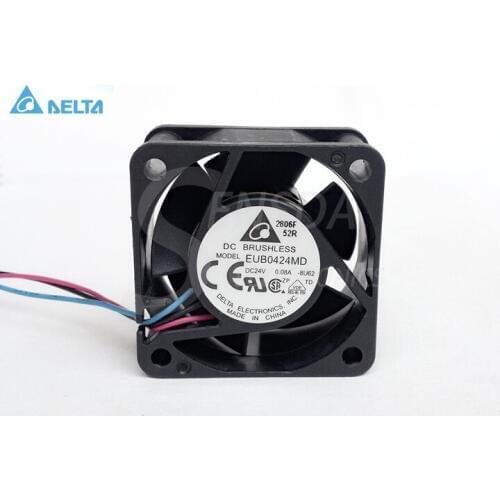 For delta EUB0424MD 4020 4cm 40mm DC 24V 0.08A IPC inverter cooling fan