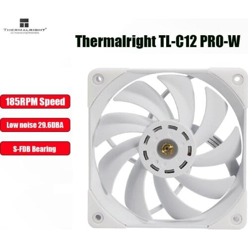 Thermalright tl-c12 pro-w 12cm chassis dynamic balance cooling fan 1850pwm
