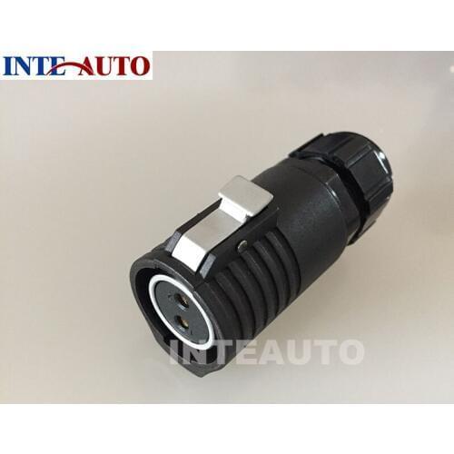 Waterproof dustproof LED high power cable mulit pins male plug connector, female contacts, WP20 Series