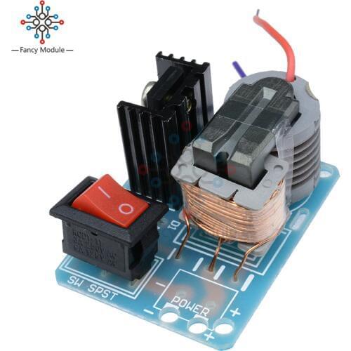 15KV High Frequency DC High Voltage Arc Ignition Generator Inverter Boost Step-Up 18650 U Core Transformer Suite 3.7V DIY Kit