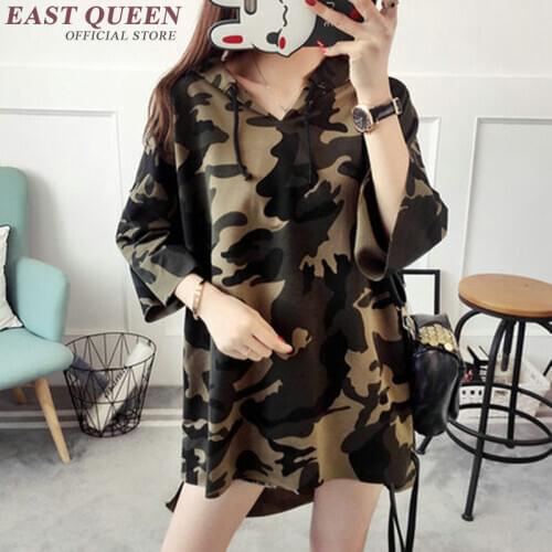 Women camouflage t-shirt womens military shirt KK1432 H