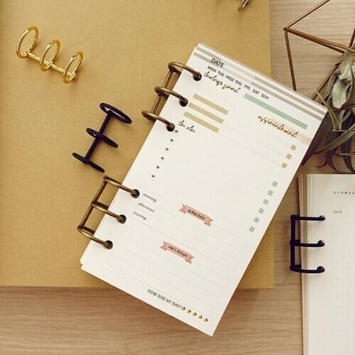 1Pcs Metal Loose Leaf Book Binder 3 Rings For Notebook Album Scrapbook Clips Metal Ring Binder Calendar Circle Stationery Office