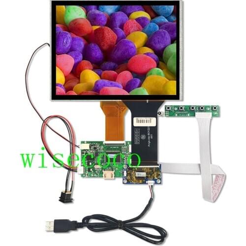 8 inch 800*480 AT080TN52 lcd display screen capactive touch panel Driver Control Board