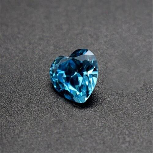 Aquamarine Heart Shape Faceted Gemstone Heart Shaped Cut Aquamarine Gem Multiple Sizes to Choose GA47