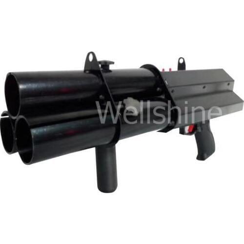 Free Shipping 3 Heads big shot Confetti Cannon machine For Party Show Wedding Celebration