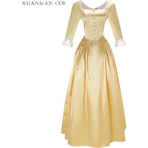 Hamilton Opera Skirt Musical Rock Shows Womens Colonial Lady Corset Evening Dress Victorian Rococo Ball Gown Maiden Costume