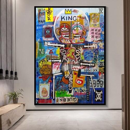 Graffiti Canvas Painting Posters And Prints On The Wall Graffiti Modern Artist Abstract Decorative Living Room Home Decoration