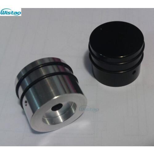 IWISTAO Solid Potentiometer Knob Outer OD30mm H25mm ID6mmWith Ring Whole Aluminum Switch for HIFI Amp Silver DIY Free Shipping