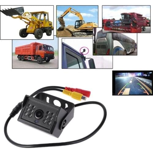 Rear view camera truck 24V 12V black bus car rearview IR night vision waterproof camera