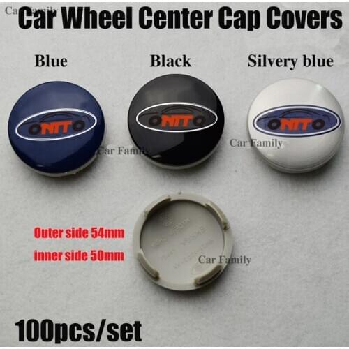 Original 54mm ABS For Ford kuga fusion fiesta transit mustang 100PCS Auto Styling Car Wheel Hub Center Caps Covers Badge label