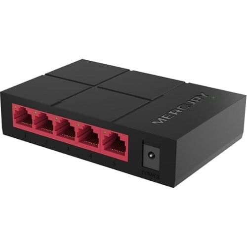 5 Port Gigabit Switch 10/100/1000Mbps RJ45 LAN Ethernet Fast Desktop Network Switching Hub Shunt With EU/US Power Adapter