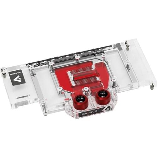 Barrow GPU Water Block for Giant, Galaxy RTX 3090 3080, AIC Card, Original Back Plate Holder, BS-GAM3090-PA water cooling