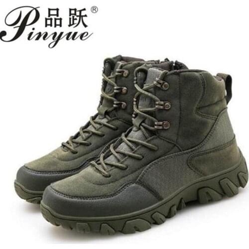 Light Soft Mens Boots High Top Warmest Military Boots Men Tactico Hiking Shoes Man Comfort Luxury Platform Shoes