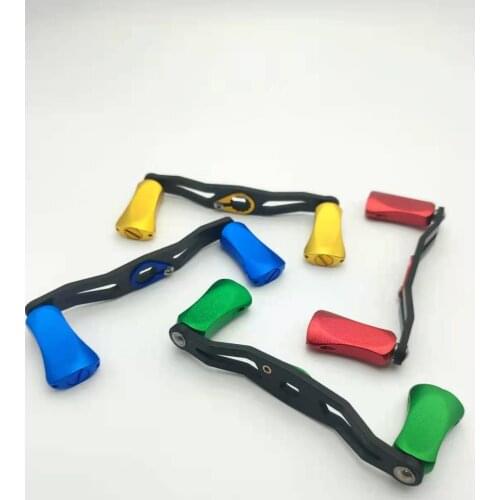 LinMoFish 105mm Luya fishing wheel professional modification, frosted fishing handle in a variety of colors