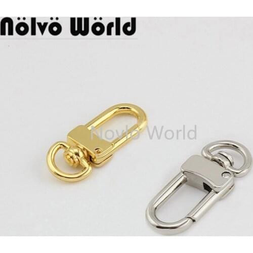 Nolvo World 20 pcs 9-11mm 3 colors Swivel snap hook Durable metal hook Cheap Buckles and Hooks