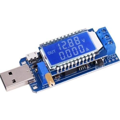 5V boost buck power module to 3V3.3V4.2V9V12V24V measuring voltage and current Capacity coulomb counter display digital tools