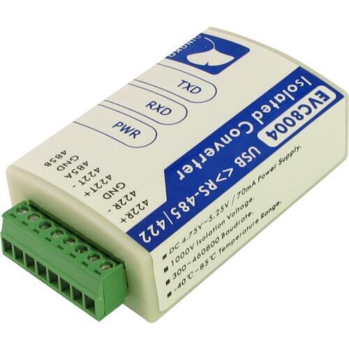 NEW 1PC USB to 485 USB to 422 2 in 1 Isolated Converter Industrial Grade EVC8004
